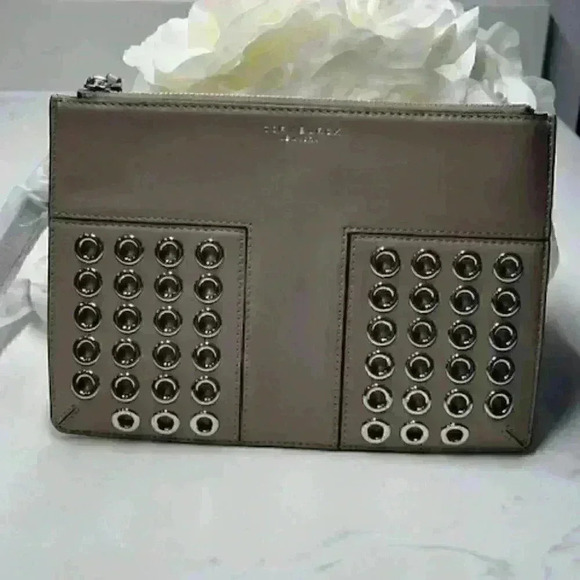 NWOT! Authentic Tory Burch block T grommet mini crossbody Bag/clutch Purse - Picture 3 of 8